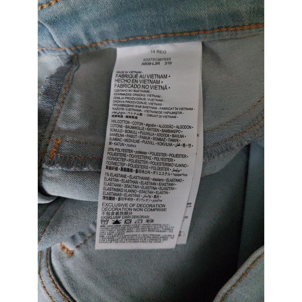 Levi’s Girls Pull On Jeggins Sz. 14 Reg